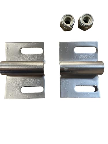 Scenic Road Chrome Barn Stall Gate Hinge Kit Powder Coated USA (SRGHCH) - color: Chrome