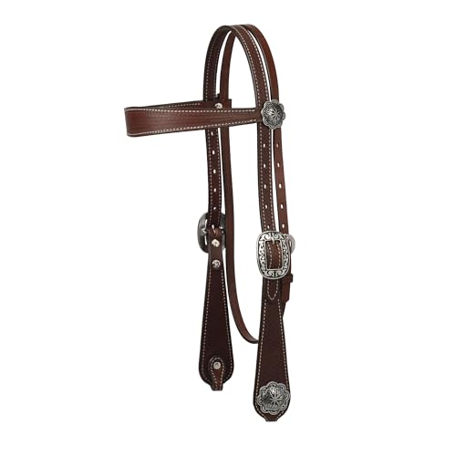 Weaver Leather Basin Cowboy Collection - style: Browband Headstall