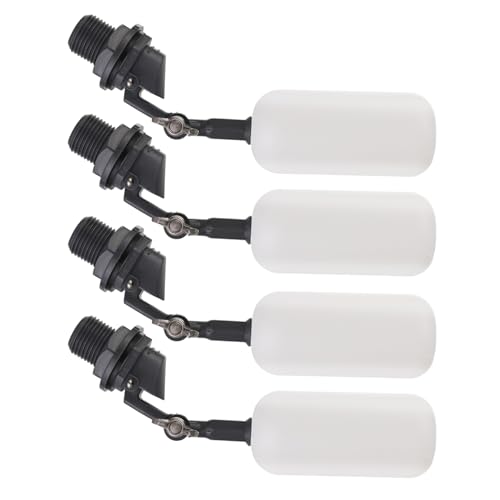Cxztxcl Plastic Float Ball Valve,1/2 Inch NPT Automatic Water System Filler，Adjustable Arm for Ponds,Float Ball Valve,Automatic Water Level Control，Livestock Water Trough