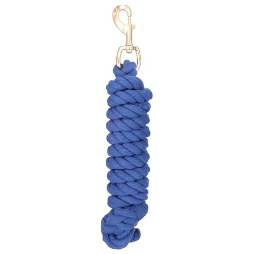 Tough 1 Braided Cotton Lead with Bolt Snap - color: Royal Blue