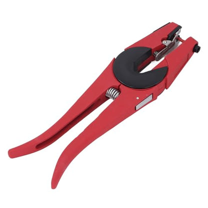 Generic Livestock Ear Tag Applicator, Heavy Duty Zinc Alloy Stainless Steel Ear Tag Pliers with Locking Button and High Tensile Spring, for Cattle Pigs Sheep Goats