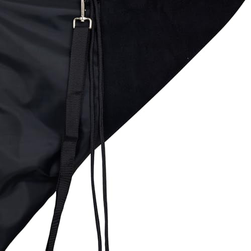 HORZE Nevada 1200D Lightweight Waterproof Horse Turnout Sheet with Fleece Lining (No Fill) - Dark Blue - 69 in