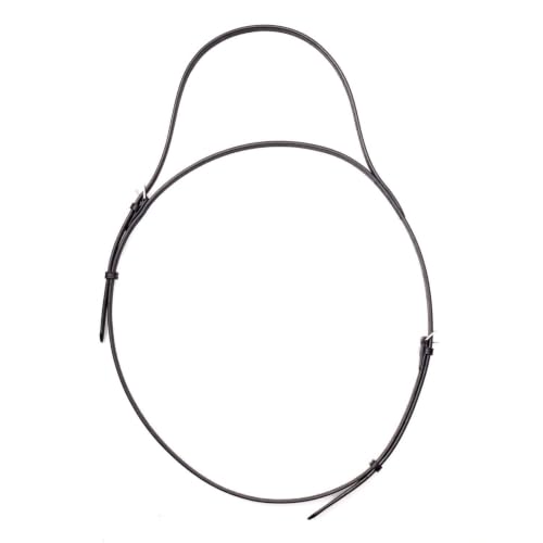 Quiet Hands Safety Strap & Connector Bundle - color: Color: Black - Connector: Breastplate