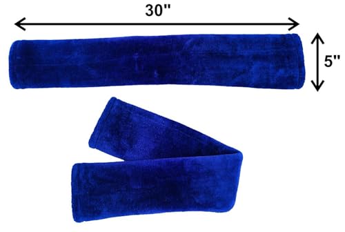 Majestic Ally Mink Fleece Girth/Cinch Cover, Soft Plush for Horse Riding Comfort, Breathable, Moisture-Wicking - color: Lilac