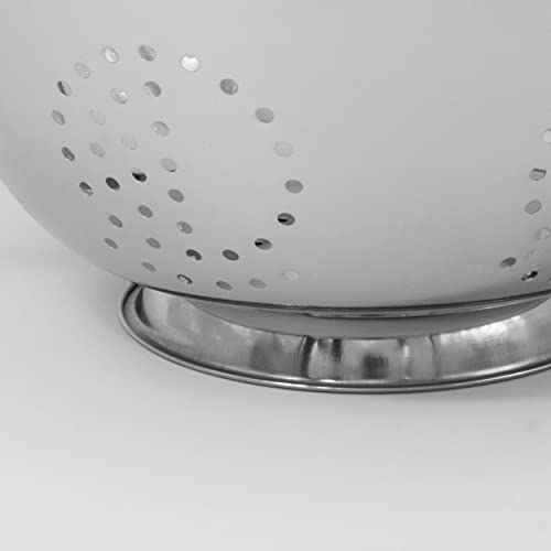 ExcelSteel Colander Set Stainless Steel | Nesting Design | Mirror Polished-| Oversized Handles-| 1-4 Quart,Set of 3,(Pack of 6) - size: 1 QT/2.5 QT/4 QT (Pack of 6)