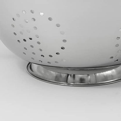 ExcelSteel Colander Set Stainless Steel | Nesting Design | Mirror Polished-| Oversized Handles-| 1-4 Quart,Set of 3,(Pack of 6) - size: 1 QT/2.5 QT/4 QT (Pack of 6)