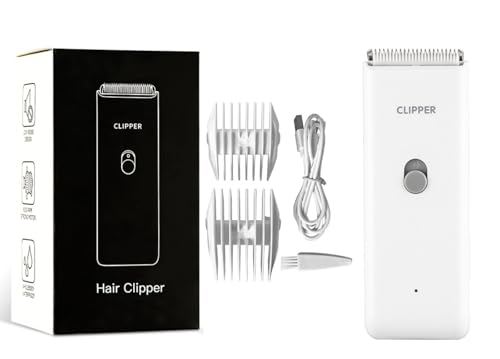 Dog Clippers,Quiet Washable USB Rechargeable Cordless Dog Grooming Kit,Electric Pets Hair Trimmers Shaver Shears for Dogs and Cats White - color: White 1 Clipper
