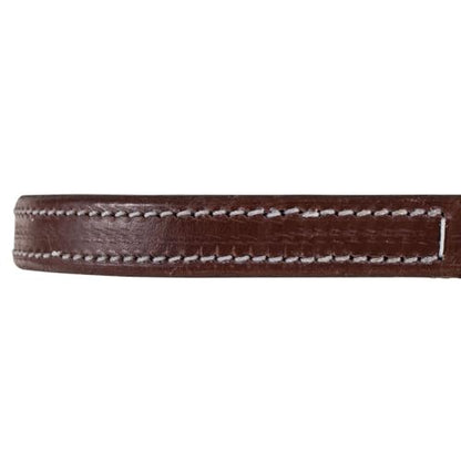 Billy Royal Oiled Hermann Oak Leather Browband Headstall | Supreme Horse Equine Gear Handcrafted | Size Large Horse