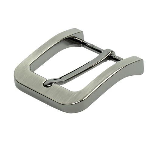 1.5"(38mm-40mm) Belt Buckle Men Replacement Buckle Heavy Duty - color: Gun Black Brushed