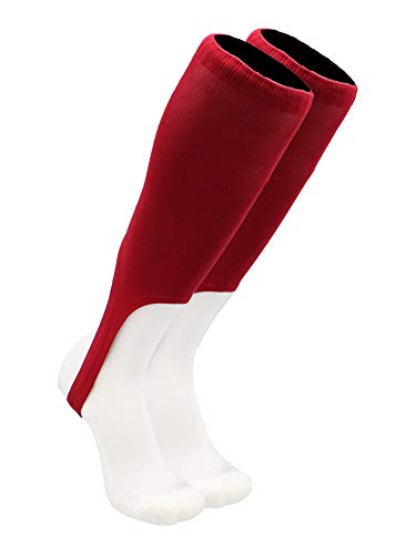 TCK 9 Inch Solid Baseball Stirrups - Adult and Youth - color: Cardinal, size: Medium