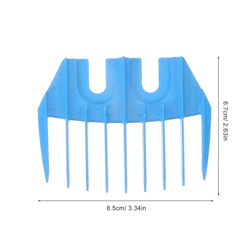 Sheep Trimmer Guide Attachment 3 pcs Plastic Clipper Guide for Sheep Shearing Precise Positioning Safe Grooming Trimming and Animal Coat Finishing