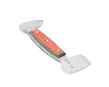 Clinch Cutter and Pritchel Tool Combo – Professional Farrier Hoof Nail Clinch Cutter Durable Construction Satin Stainless Steel, Heavy Duty - color: Heavy Duty
