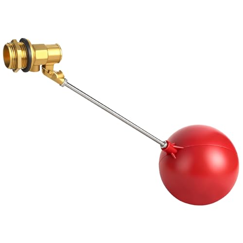 Stainless Steel Float Valve for Water Tank and Trough,1/2-3/4 Inch Size Options for Reliable Water Level Management in Various Applications with Durable Build (0.98in) - size: 25mm/0.98inch