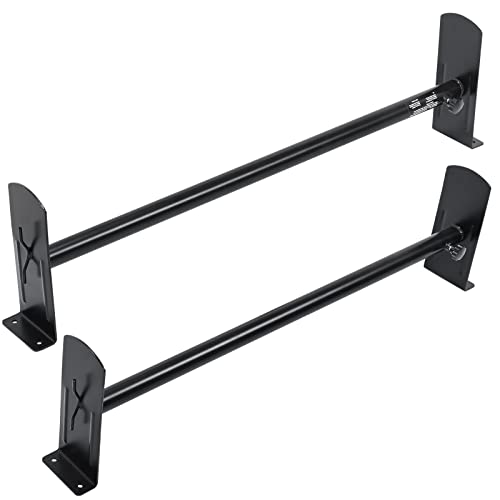 VEVOR Van Roof Ladder Rack, 2 Bars Alloy Steel Roof Racks, 500 LBS Capacity Roof Rack, Adjustable Length 35.8"-52.4", Van Ladder Rack Compatible with Chevrolet Express, GMC Savana, etc, Drilling Mount - size: for Minivans