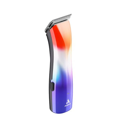 Andis 563125 Emerge Lite Cord/Cordless Pet Clipper, Cosmic Crush | Single-speed rotary motor, stainless-steel detachable blade, lightweight dog grooming clipper