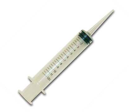 12cc Irrigation Syringe, Plastic, Non-Sterile, 0.4 Fl Oz