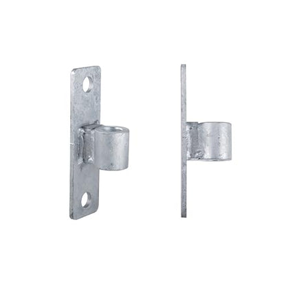 Gate Hinge Wall Mount Gate Hinge for 5/8'' Pin Chain Link Fence Post Hinge (2 Pcs) (Pack of 2) - size: 2 Pcs (Pack of 2)
