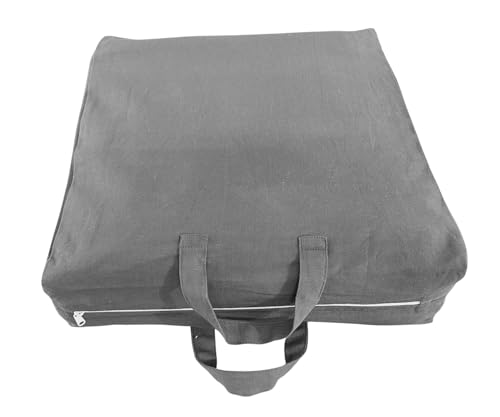 Premium Cotton Garment Bag, Shawl Bag, Saree Bag,Travel Pack - Cloth Bag (Gray, Pack of 1) - color: Gray