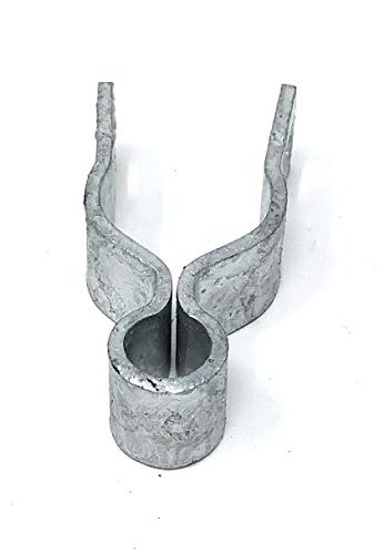 Pressed Steel Chain Link Fence Frame Hinge w/Bolt - (2 Sets Pack) (1-7/8") - size: 1-7/8 Inch