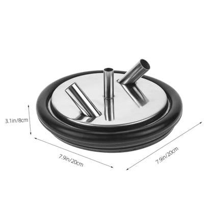 Milk Bucket Lid Professional Milking Machine Accessory Replacement Lid for Bucket Fits Milking Setup -Resistant Cover for Cow Milking Supplies 7.87 X 7.87 X 3.14 in