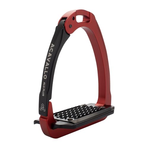 Acavallo Arena Aluplus 2.0 Stirrups - color: Crimson Red