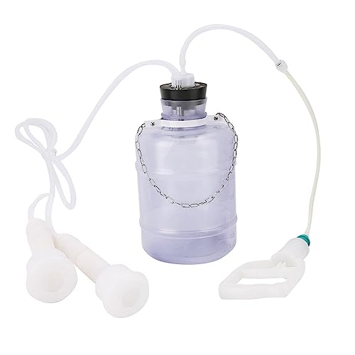 Yosoo Health Gear Manual Goat Milking Machine Kit Vacuum Pump System, 3L