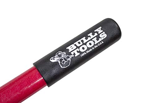 Bully Tools 5-Tine Broadfork, Fiberglass Handles, 56" 10-Gauge Steel Fork | Heavy Duty Broad Fork for Tilling, Aerating and Turning Soil, Useful for Garden Beds and Pavers Base Prep, 100% Made in USA