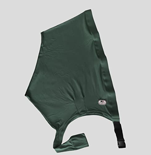 Majestic Ally Premium 4-Way Stretch Spandex/Elastane Horse Shoulder Guard for and Protection, Large, Hunter Green - color: Hunter Green