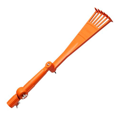 EZ Smart Mini Gutter Rake - Tool Only - Clean Gutters Without a Ladder | Clears Stuck Leaves • Reaches Tough Spots • No Ladder Needed - size: Tool Only