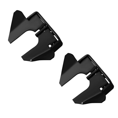 VIVIDA 1-3/8" to 1-5/8" Black Butterfly Wall Mount Gate Latch, 2 PCS - color: Black, 2 Pack