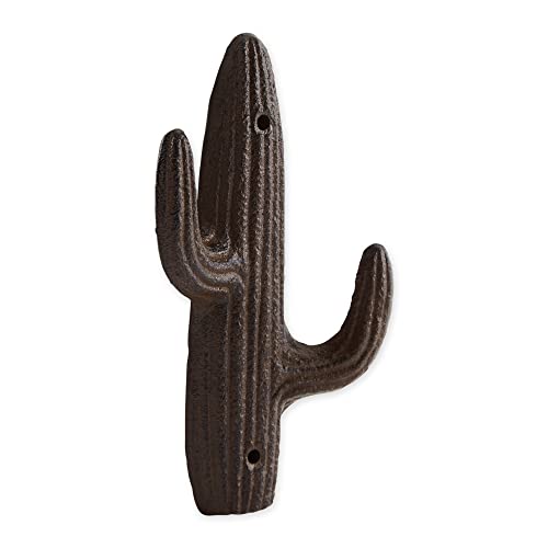 DII Cast Iron Decorative Wall Hook Set, Cactus, 2 Count - size: Cactus