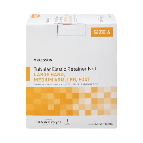 McKesson Tubular Elastic Retainer Net Dressing, 10 1/2 in x 25 yd, 1 ct - size: Size 4 1 Count