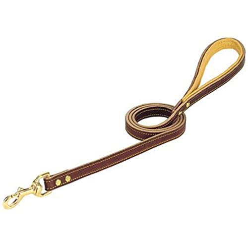 Weaver Leather Pet Deer Ridge Leash, 3/4" x 4', Brown