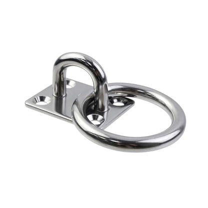 2Pcs M8*60 Cross Tie Ring for Horse | Block Tie Hitching Ring, with Screws, for Horse Stall Stable, Horse Barn Supplie - size: M8*60
