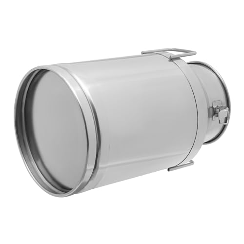 40L Stainless Steel Milk Can, Heavy Duty Food Storage & Transport Container for Dairy, Wine, Grains, Ideal for Home, Farm & Commercial Use, With a Faucet - size: 10.57Gallon