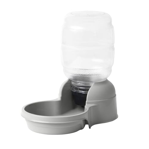 Aspen Pet Lebistro Cat and Dog Water Dispenser, Made in USA - color: Gray, size: Extra -Small