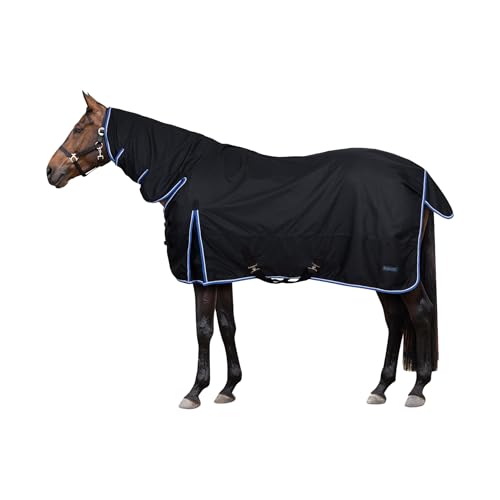 Horze Glasgow Full Neck Turnout - color: Dark Blue, size: 69 in