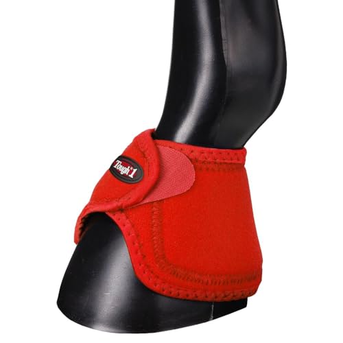 Tough1 No Turn Bell Boots - color: Red, size: Medium