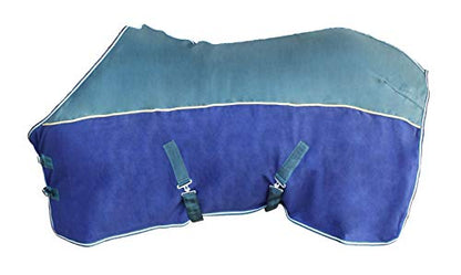CHALLENGER 64" Horse Sheet Polar Fleece Cooler Blanket Green 4305