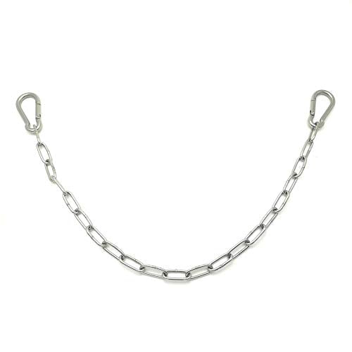 Will's Family Store 20 inch Stainless Steel Gate Chain with Carabiners Max 440 Pounds for Livestock and Poultry - size: 1 pack