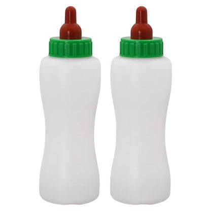 2Pcs Feeding White Lamb Baby Bottle 600ml Goat Bottles