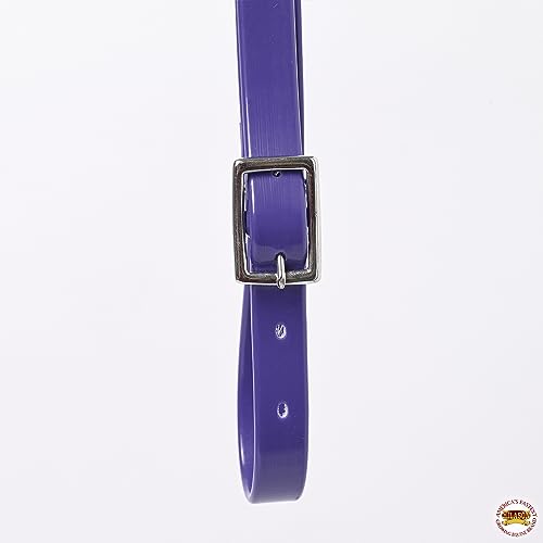 HILASON Western Horse Biothane Leather Breast Collar Tack - color: Purple