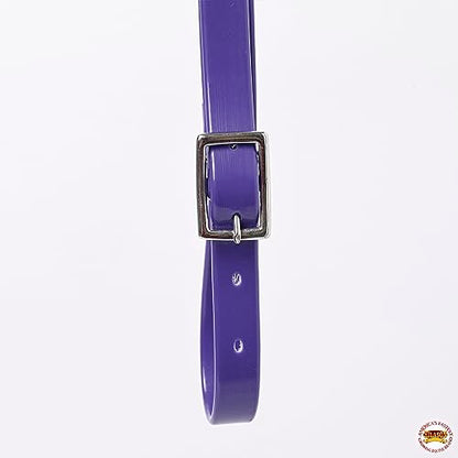 HILASON Western Horse Biothane Leather Breast Collar Tack - color: Purple