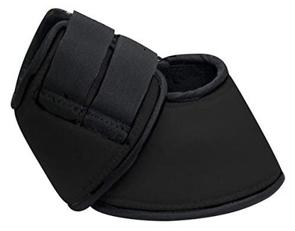 Showman No-Turn Neoprene Bell Boots - color: Black, size: Large
