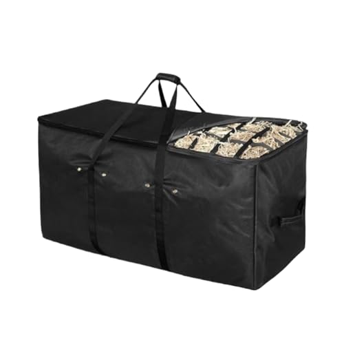 Hay Bags for Horse Heavy Duty Oxford Hay Bag Extra Large | Horse Feeding Supplies Waterproof Tote with Top Slow Feed Design for Barn Stable