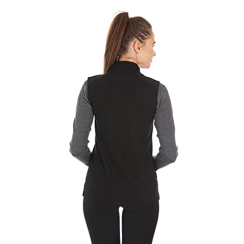 100% Merino Wool Vest - Women's Expedition Heavyweight Vest - color: Black, size: X-Small