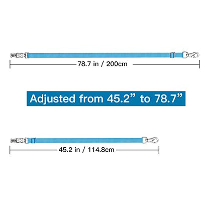 Cross Ties for Horse, Heavy Duty Nylon Trailer Tie - color: Blue