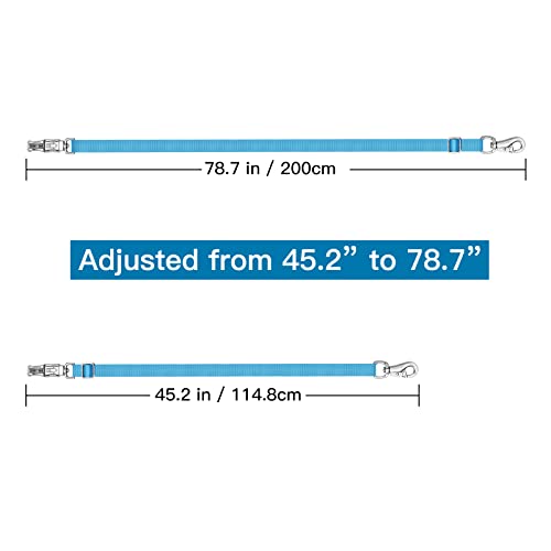 Cross Ties for Horse, Heavy Duty Nylon Trailer Tie - color: Blue