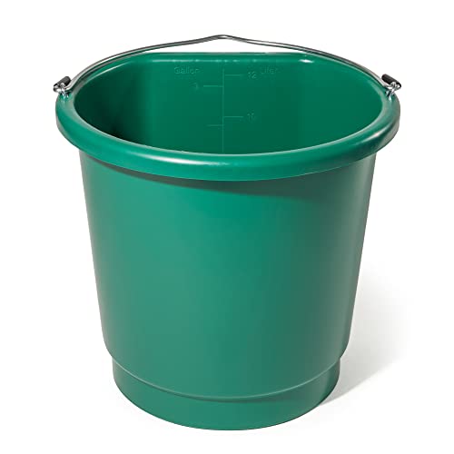Farm Innovators FB-80 Heated Flat-Back Plastic Bucket, Hanging Water Bucket with Built-in Thermostat and 70W Cord, 3 Gallons - size: 1 Pack