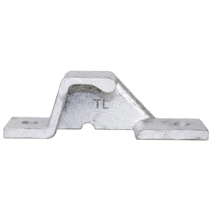 Trailer Door Keeper Replacement Part MOUNT BRACKET Steel Silver Wall Mount 383200, PLR158